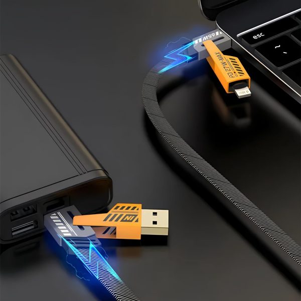 4-in-1 Multi Usb Charging Cable Fast Power delivery Cord For Iphone, Ipad, Samsung, Macbook