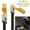 4-in-1 Multi Usb Charging Cable Fast Power delivery Cord For Iphone, Ipad, Samsung, Macbook